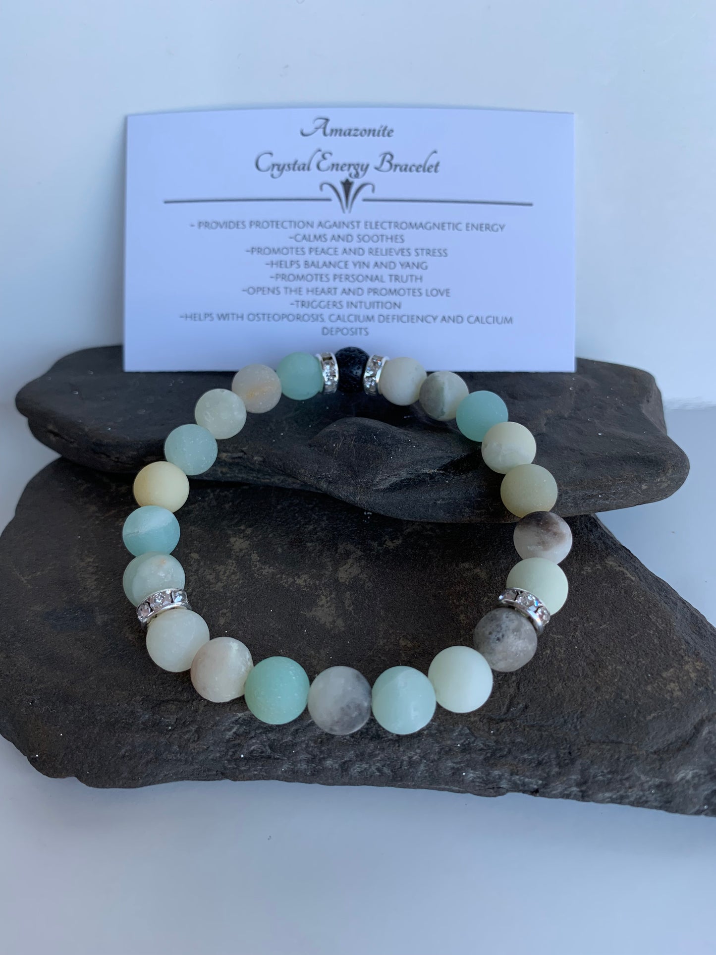 Amazonite Genuine Crystal Energy Bracelet