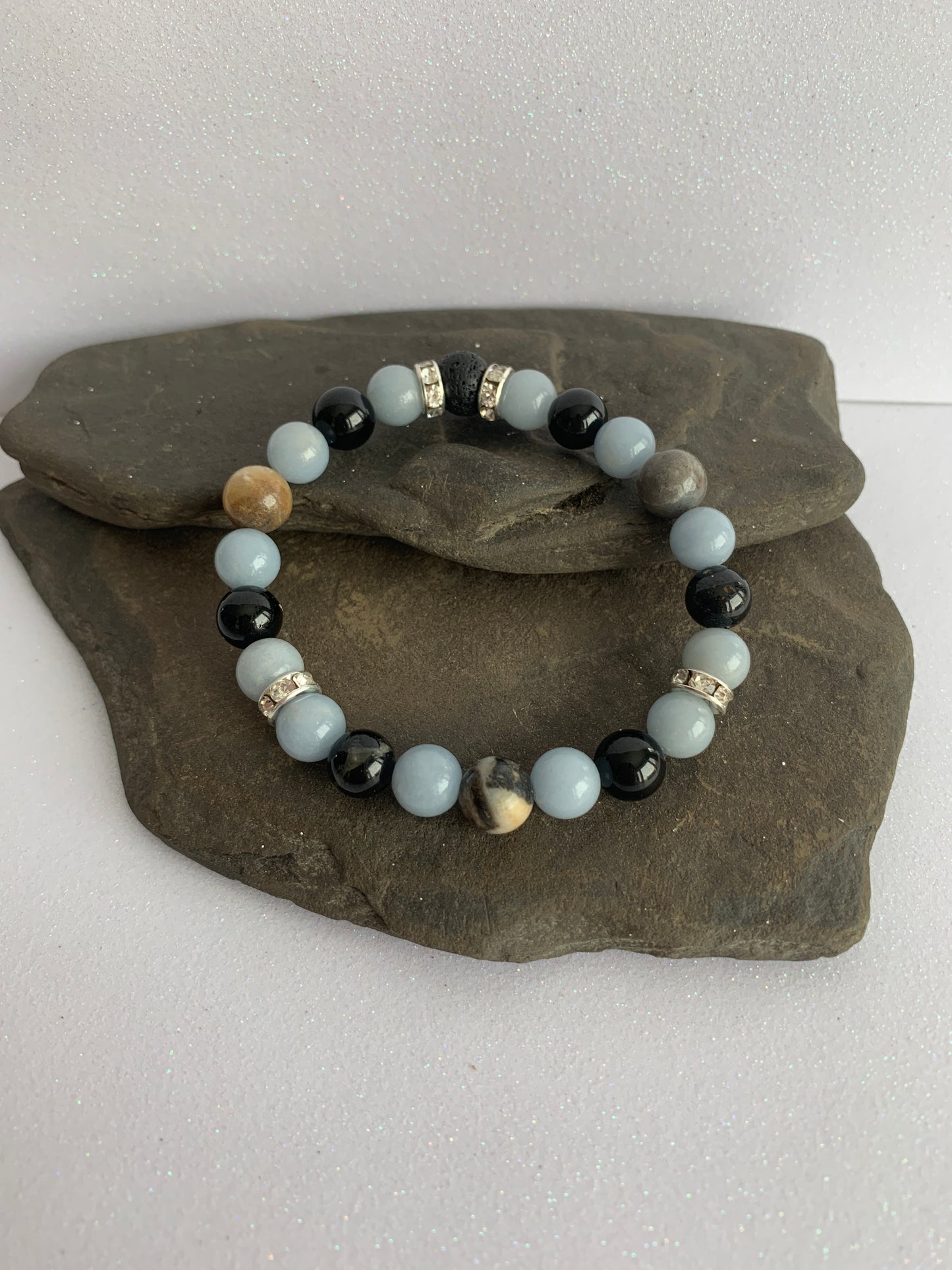 Calm Genuine Crystal Energy Bracelet