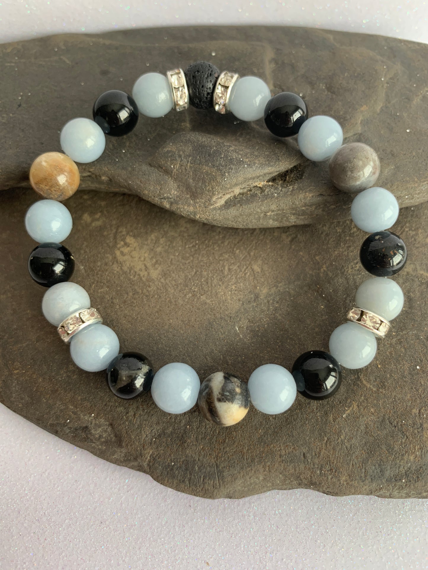 Calm Genuine Crystal Energy Bracelet