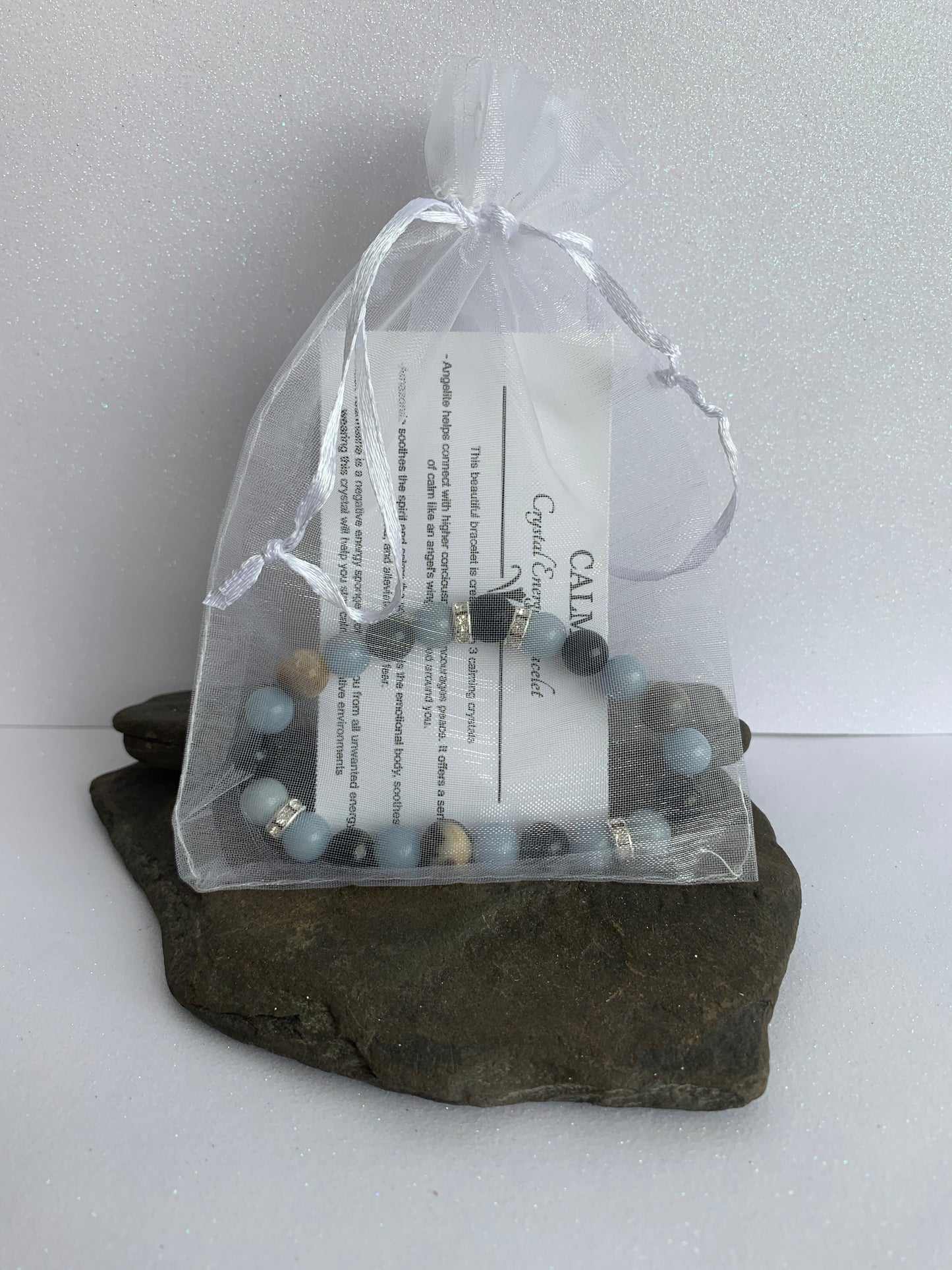 Calm Genuine Crystal Energy Bracelet