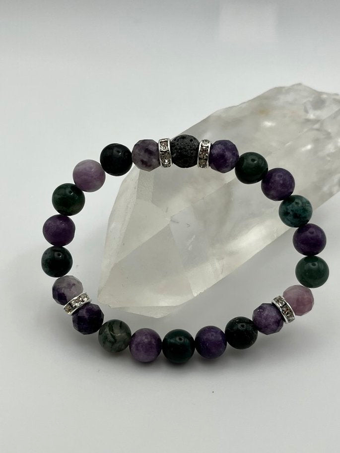 Depression Support Genuine Crystal Energy Bracelet