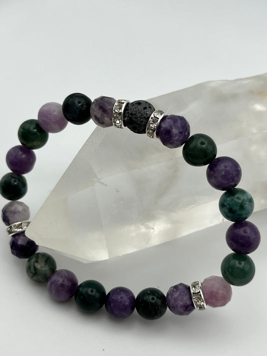 Depression Support Genuine Crystal Energy Bracelet