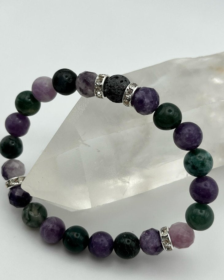 Depression Support Genuine Crystal Energy Bracelet