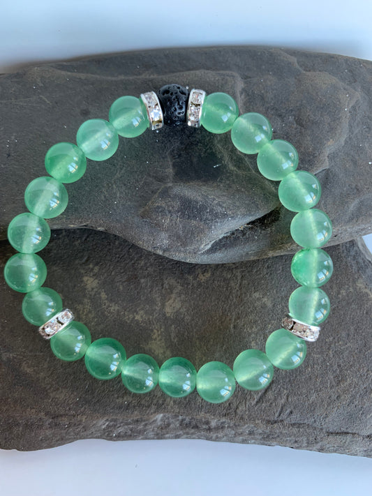 Malaysia Jade  Genuine Crystal Energy Bracelet