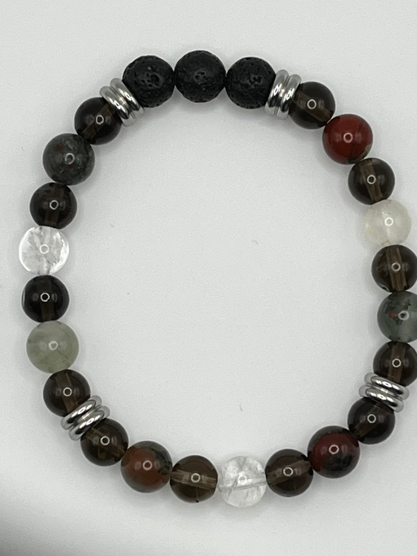 Cancer Support for Men Genuine Crystal Energy Bracelet