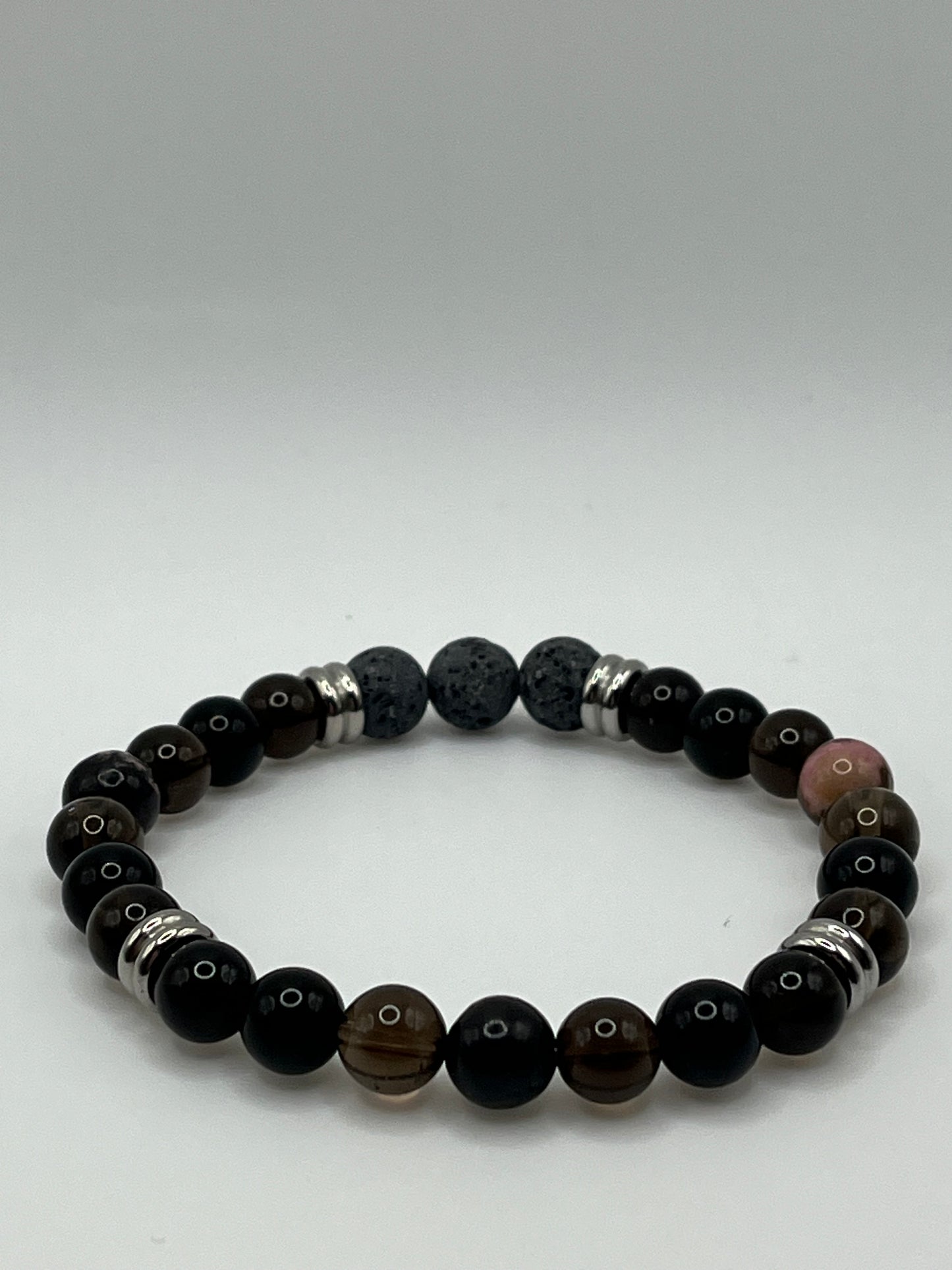 Heartache and Grief for Men Genuine Crystal Energy Bracelet