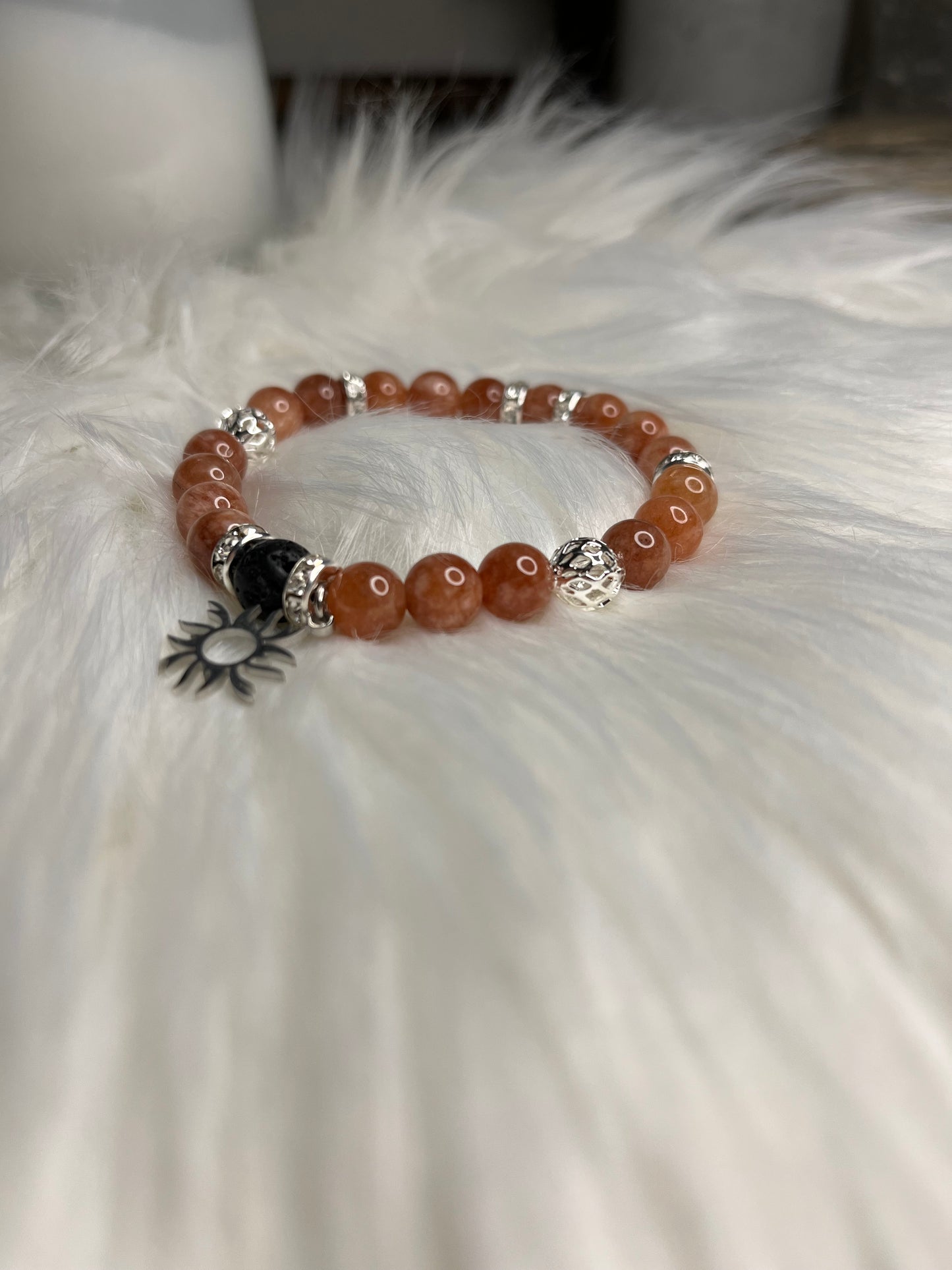 Sunstone Genuine Crystal Energy Bracelet